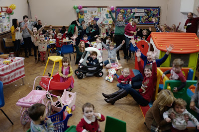 Mums and toddlers in the Church hall